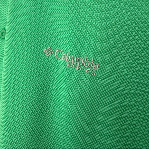 EUC Columbia PFG Men’s XXL Performance Fishing Gear Vented Polo Omni-Shade - Picture 4 of 10